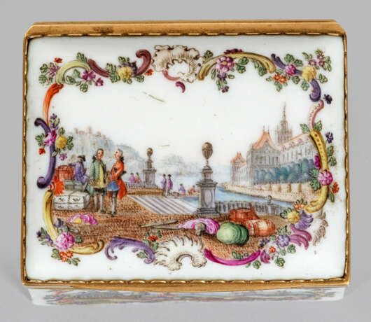 Außergewöhnliche Meissen Tabatiere mit sächsischen… - фото 5