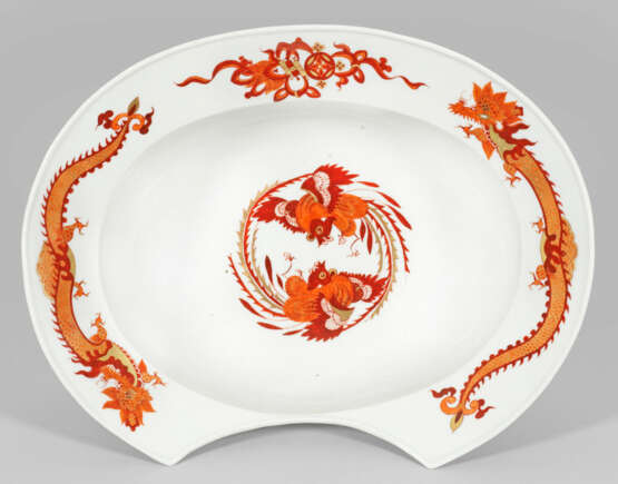 Seltene Meissen Barbierschale mit Dekor "Roter Dra… - Foto 1