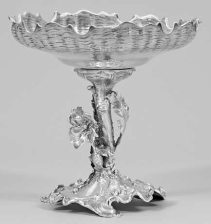 Jugendstil-Tafelaufsatz Silber. Auf drei Füßen unr… - photo 1