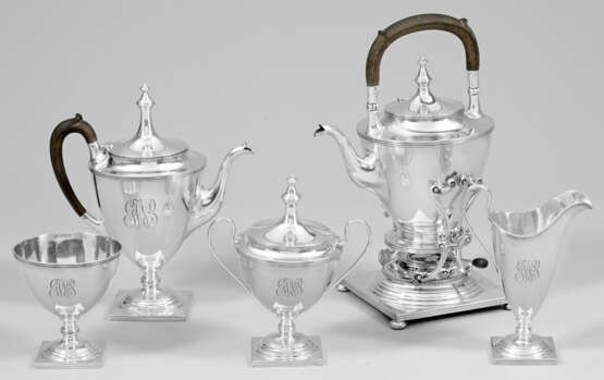 Klassisches Kaffee- und Teeservice Sterlingsilber.… - фото 1