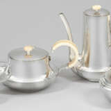 Art Déco-Kaffee- und Teeservice Silber. 4-tlg.; Ka… - Foto 1