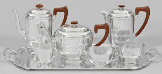 Elegantes Art Déco-Kaffee- und Teeservice Sterling… - photo 1