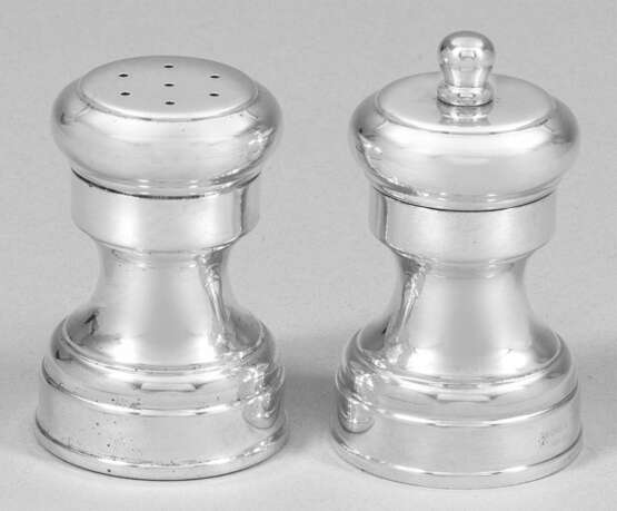 Salzstreuer und Pfeffermühle Sterlingsilber und Me… - Foto 1