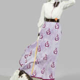 Große Jugendstil-Figur "Dame mit Hund" von Meissen… - Foto 1