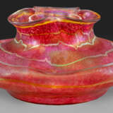 Große Jugendstil-Vase von Fritz Heckert Gedrückter… - photo 1