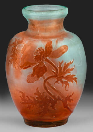 Jugendstil-Ziervase mit "Anémones"-Dekor von Emile… - Foto 1