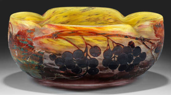 Schale mit Weindekor "Vigne à l'automne" von Daum … - Foto 1