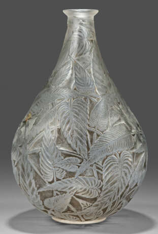 Art Déco-Vase von René Lalique mit "Sauge"-(Salbei… - photo 1