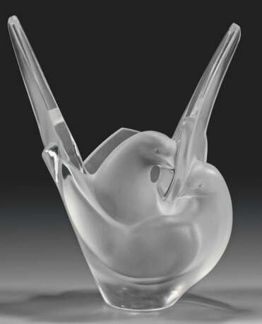 Figürliche Lalique-Vase "Sylvie" Farbloses Kristal… - Foto 1