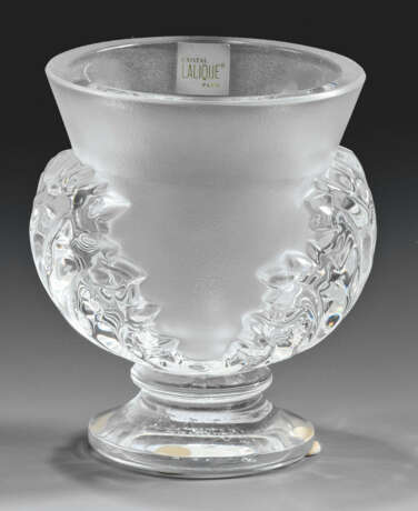 Lalique-Vase "Saint-Cloud" Farbloses Kristallglas,… - photo 1