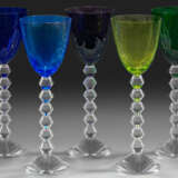 Fünf "Véga Fortissimo"-Weingläser von Baccarat Far… - фото 1