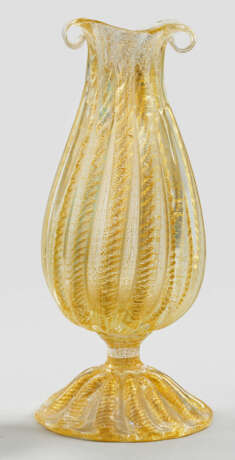"Cordonato d'oro"-Ziervase von Barovier & Toso Ovo… - Foto 1