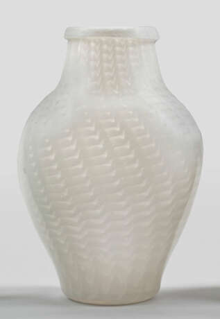 "Swirl"-Vase Farbloses Glas mit weißen Bandeinlage… - фото 1