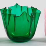 Zwei "Fazzoletto"- und eine "Reticello"-Vase Farbl… - photo 1