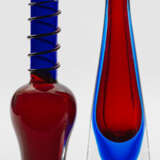 "Sommerso"-Vase von Murano mit Flaschenvase Dickwa… - photo 1