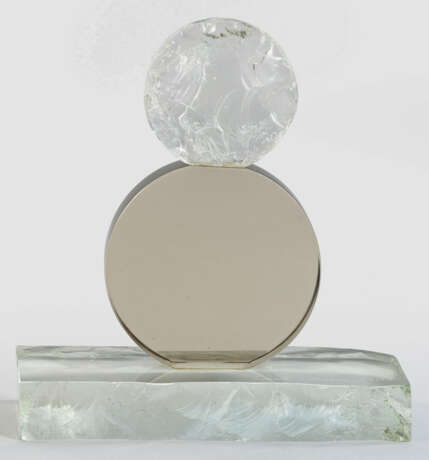 Moderne Glasskulptur von Salviati Farbloses und ra… - Foto 1