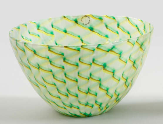 "Calabash"-Vase von Venini & C Farbloses Glas mit … - photo 1