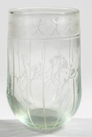 Große Studioglas-Bechervase von Tom Kreager Dickwa… - photo 1