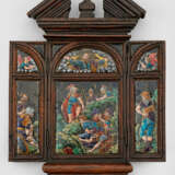 Napoleon III-Reise-Triptychon Emailmalerei auf Kup… - photo 1