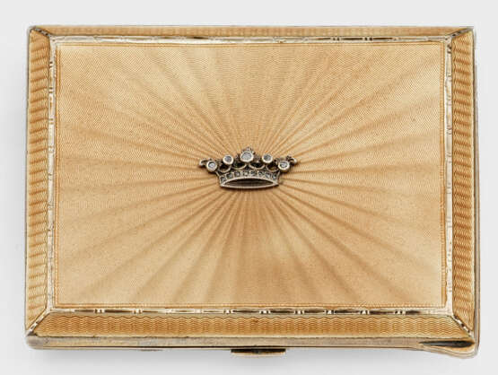 Zigarettenetui mit Adelskrone Sterlingsilber, teil… - photo 1