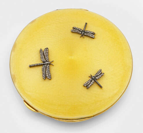 Zierdose mit Libellendekor im Stil von Karl Faberg… - photo 1