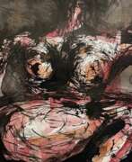 Overview. Ulla Martinmaki, Nude Painting, Mixed Media, 21st Century Finland