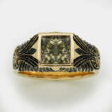 Mystischer Fancy Diamant-Solitärring Gelbgold, tei… - Foto 2