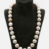 Elegantes Südsee-Perlcollier Einreihige Kette aus … - фото 1