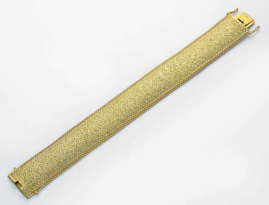Cocktail-Armband aus den 1960er Jahren Gelbgold, g… - photo 1
