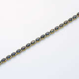 Feines Saphir-Diamantarmband Gelbgold, gest. 14 ct… - Foto 1