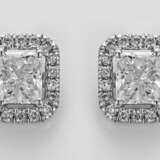 Paar hochfeine Diamantohrringe Weißgold, gest. 750… - Foto 1