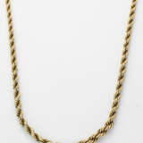 Klassisches Kordelband-Collier Gelbgold, 14 k. Lei… - Foto 1