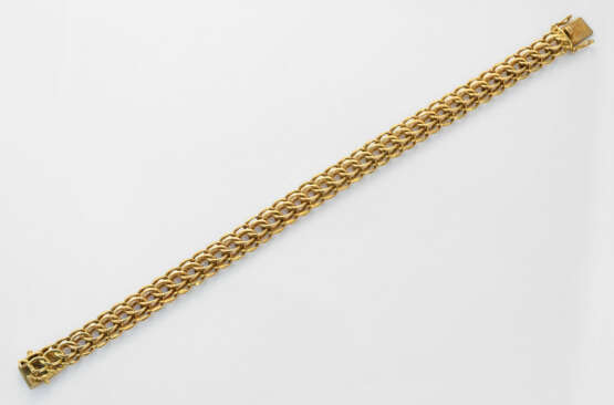 Cocktail-Armband aus den 1950er Jahren Gelbgold, g… - фото 1