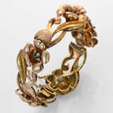 Mondänes Diamantarmband der 1940er Jahre Roségold,… - photo 1