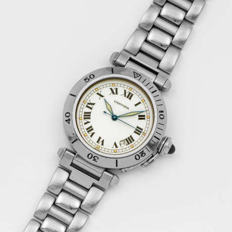 Herrenarmbanduhr von Cartier-"Pasha" aus den 1990e… - Foto 1