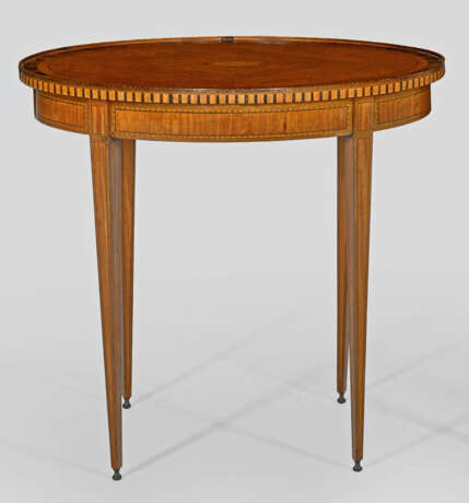 Louis XVI-Salontisch Palisander und Satinholz, fur… - photo 1
