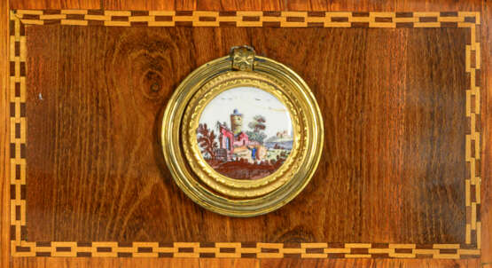 Louis XVI-Sekretär "à abbatant" mit Chinoiseriedek… - Foto 3