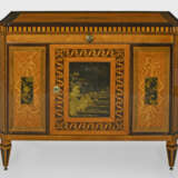 Louis XVI-Klappbuffet mit Chinoiseriedekor Palisan… - Foto 1