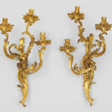 Paar große Wandappliken im Louis XV-Stil Gegenstüc… - photo 1