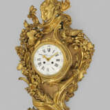 Große höfische Louis XV-Carteluhr Bronze, feuerver… - photo 1