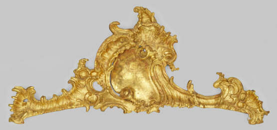 Barock-Supraporte Holz, geschnitzt, gefasst und ve… - photo 1