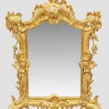 Barock-Wandspiegel Holz, geschnitzt, gefasst und v… - фото 1