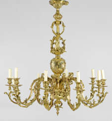 Prachtvoller Louis XV-Deckenleuchter 10-flg.; Bron…