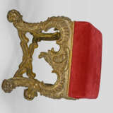 Barock-Tabouret Holz, geschnitzt, gefasst und verg… - photo 1