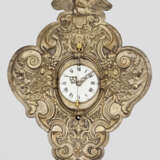 Barock-Wanduhr sog. Telleruhr. Messing mit Resten … - фото 1