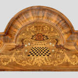 Barock-Supraporte Nussbaum, furniert sowie Einlage… - photo 1