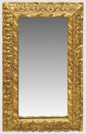 Kleiner Barock-Wandspiegel Holz, geschnitzt, gefas… - photo 1