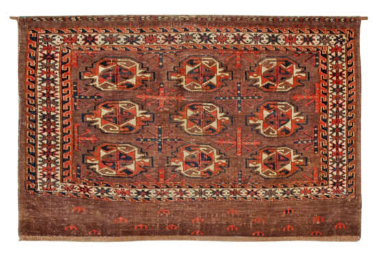 Antiker Yomuth Tschowal Turkmenistan. Um 1890. Wol… - photo 1