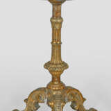 Barock-Gueridon Holz, geschnitzt, gefasst und verg… - photo 1