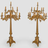 Paar monumentale Prunkgirandolen im Napoleon III-S… - фото 1